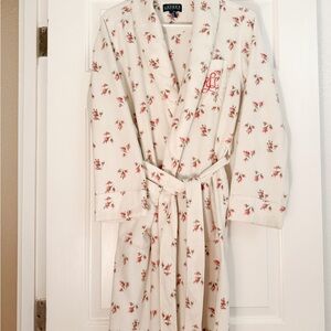 Ralph Lauren Floral Embroidered Robe